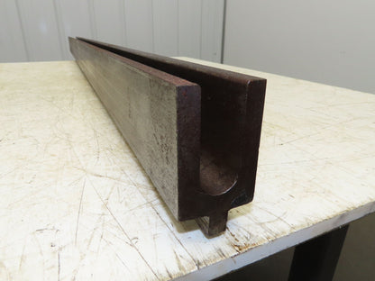 Press Brake Die 61" Long 1" U 2" W 2-1/2" D 3" H 1/2" Tang