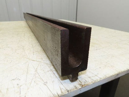 Press Brake Die 61" Long 1" U 2" W 2-1/2" D 3" H 1/2" Tang