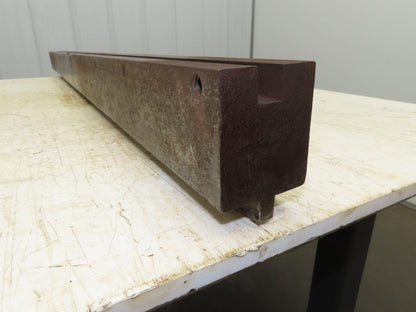 Press Brake Die Extension 60-1/2" Long 3" Rise 2-1/2" Wide 1/2" Tang
