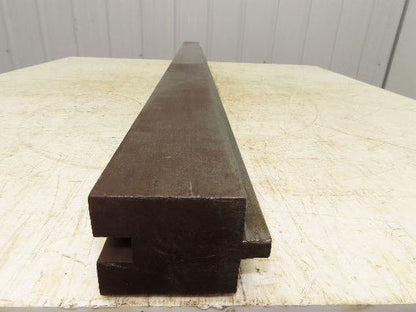 Press Brake Die Extension 60-1/2" Long 3" Rise 2-1/2" Wide 1/2" Tang