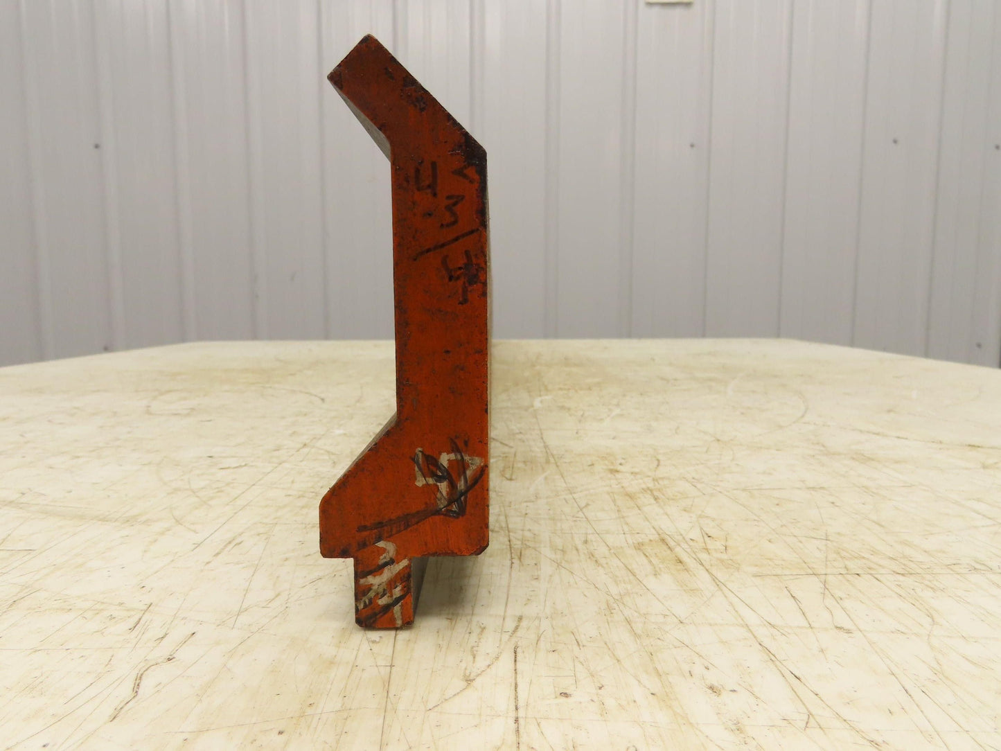 Press Brake Gooseneck Punch Die 42-3/4" Long 90° V 1/2" Finger 4-1/4" H