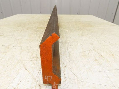 Press Brake Gooseneck Punch Die 42-3/4" Long 90° V 1/2" Finger 4-1/4" H