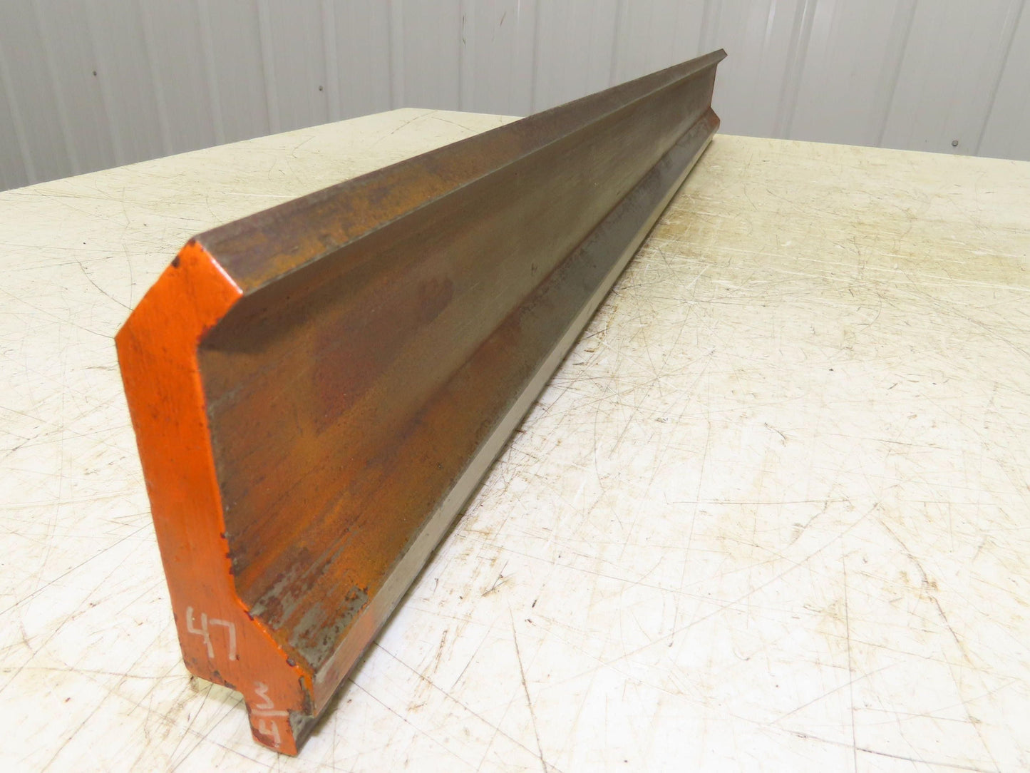 Press Brake Gooseneck Punch Die 42-3/4" Long 90° V 1/2" Finger 4-1/4" H