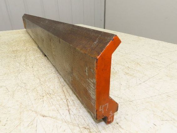Press Brake Gooseneck Punch Die 42-3/4" Long 90° V 1/2" Finger 4-1/4" H