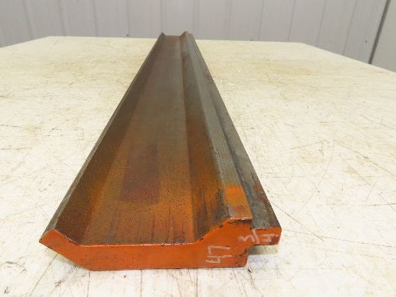 Press Brake Gooseneck Punch Die 42-3/4" Long 90° V 1/2" Finger 4-1/4" H