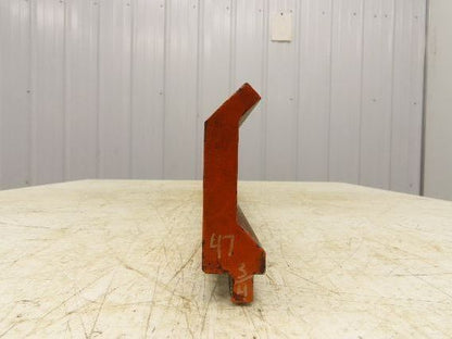 Press Brake Gooseneck Punch Die 42-3/4" Long 90° V 1/2" Finger 4-1/4" H