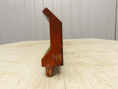 Press Brake Gooseneck Punch Die 44-11/16" Long 90° V 3/8" Finger 3-3/4" H