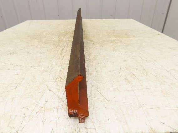 Press Brake Gooseneck Punch Die 44-11/16" Long 90° V 3/8" Finger 3-3/4" H
