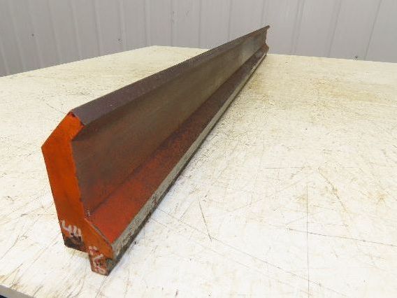 Press Brake Gooseneck Punch Die 44-11/16" Long 90° V 3/8" Finger 3-3/4" H