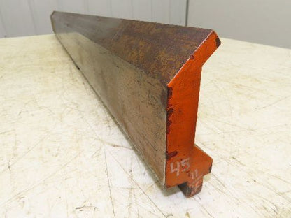 Press Brake Gooseneck Punch Die 45-11/16" Long 90° V 3/8" Finger 3-3/4" H
