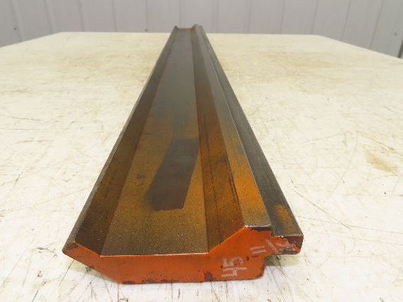 Press Brake Gooseneck Punch Die 45-11/16" Long 90° V 3/8" Finger 3-3/4" H