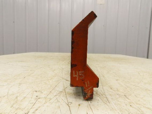 Press Brake Gooseneck Punch Die 45-11/16" Long 90° V 3/8" Finger 3-3/4" H