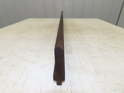 Press Brake Punch Die 44" Long 90° V 5/8" W 3-3/4" H 1/2" Tang