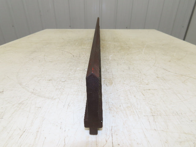 Press Brake Punch Die 44" Long 90° V 5/8" W 3-3/4" H 1/2" Tang