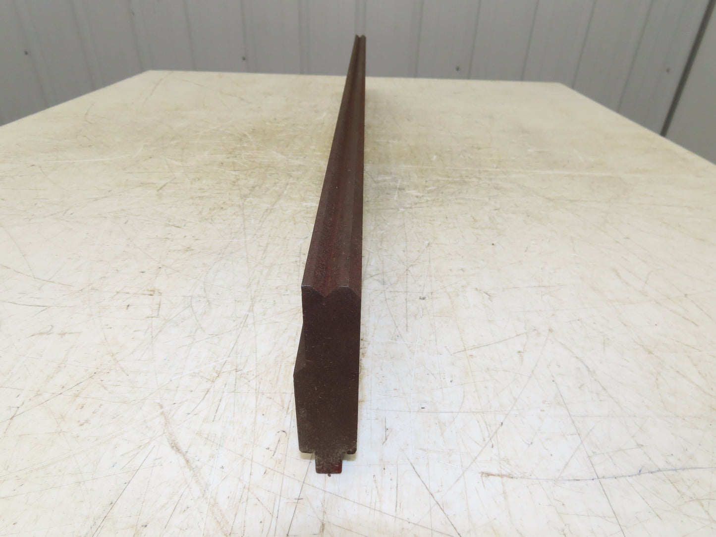 Press Brake Die 35-15/16" Long 90° V 5/16" W 3/16" D 3-3/4" H 1/2" Tang