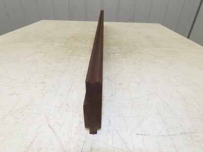 Press Brake Die 35-15/16" Long 90° V 5/16" W 3/16" D 3-3/4" H 1/2" Tang