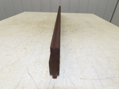 Press Brake Die 35-15/16" Long 90° V 5/16" W 3/16" D 3-3/4" H 1/2" Tang