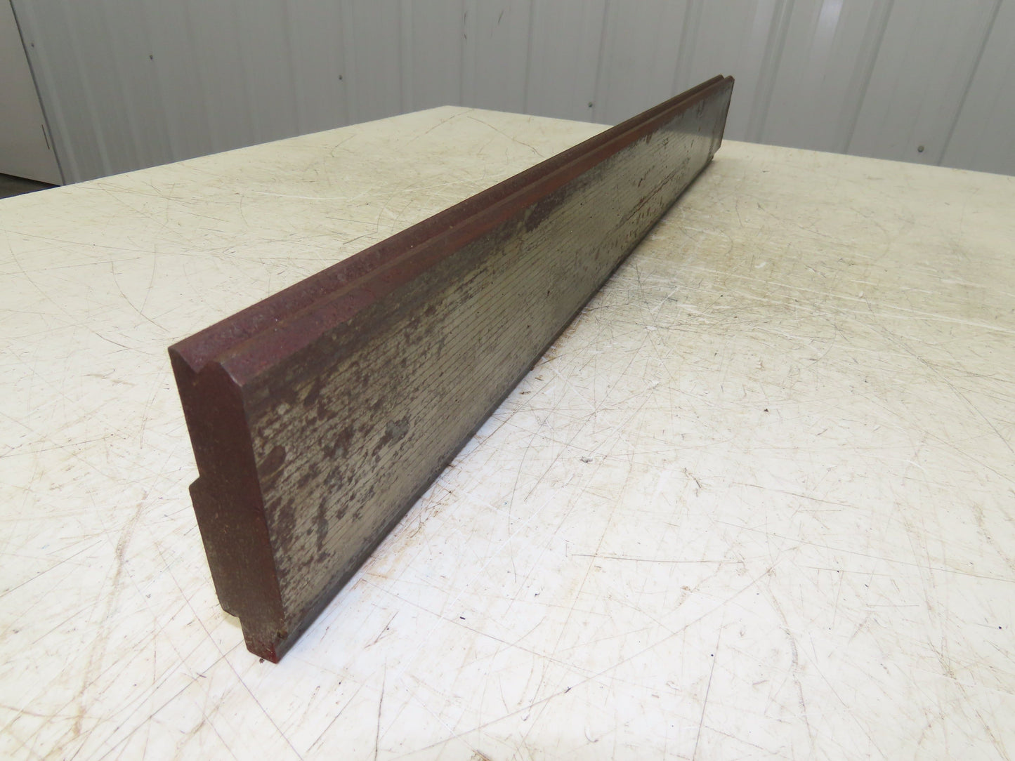 Press Brake Die 35-15/16" Long 90° V 5/16" W 3/16" D 3-3/4" H 1/2" Tang