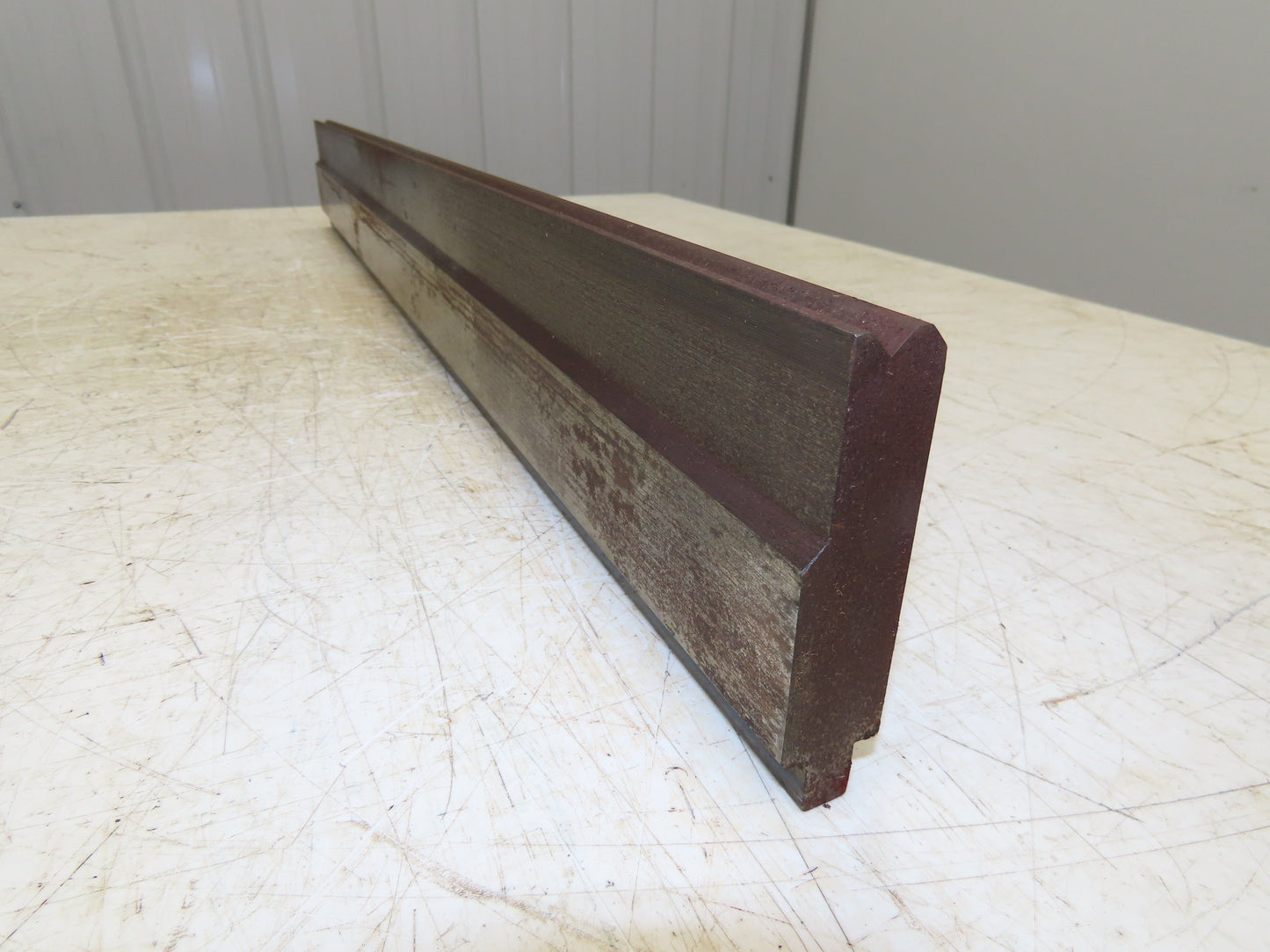 Press Brake Die 35-15/16" Long 90° V 5/16" W 3/16" D 3-3/4" H 1/2" Tang