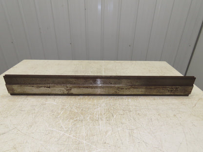 Press Brake Die 35-15/16" Long 90° V 5/16" W 3/16" D 3-3/4" H 1/2" Tang
