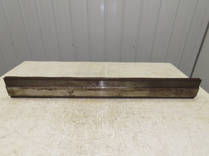 Press Brake Die 35-15/16" Long 90° V 5/16" W 3/16" D 3-3/4" H 1/2" Tang