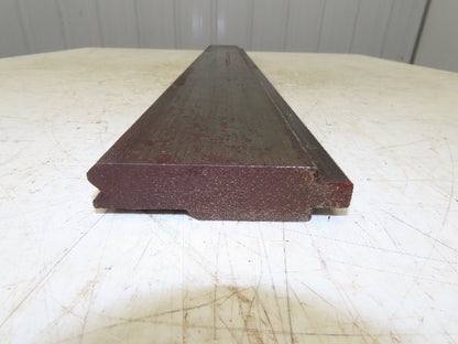 Press Brake Die 35-15/16" Long 90° V 5/16" W 3/16" D 3-3/4" H 1/2" Tang
