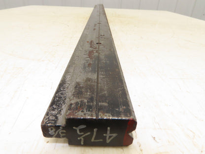 Press Brake Die 47-1/2" Long 90° V 3/8" W 3/16" D 1-3/4" H 1/2" Tang