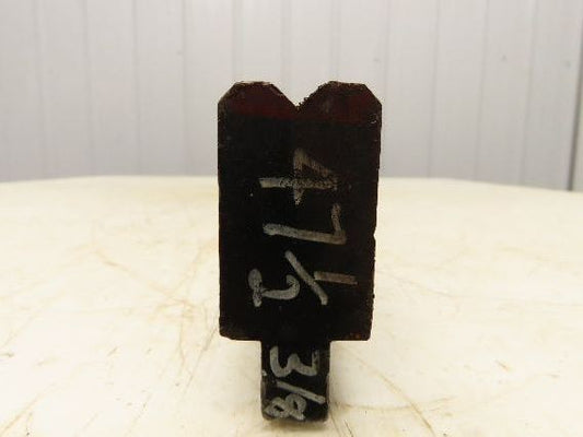 Press Brake Die 47-1/2" Long 90° V 3/8" W 3/16" D 1-3/4" H 1/2" Tang