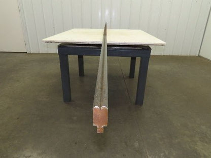 Press Brake Die 122" Long 90° V 3/8" W 5/32" D 1-3/4" H 1/2" Tang