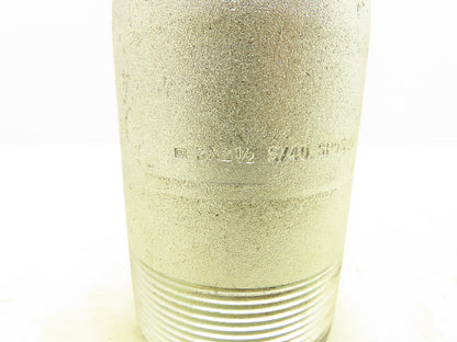 Sch 40 Galvanized Steel Concentric Reducer 3"x 2-1/2" NPT Threaded Pipe Fitting