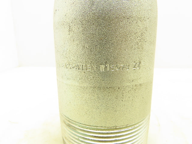 Sch 40 Galvanized Steel Concentric Reducer 3"x 2-1/2" NPT Threaded Pipe Fitting