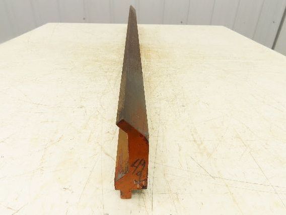 Press Brake Gooseneck Punch Die 42" Long 90° V 3/8" Finger 3-3/4" H