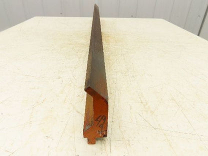 Press Brake Gooseneck Punch Die 42" Long 90° V 3/8" Finger 3-3/4" H