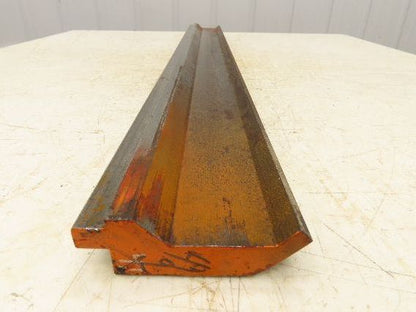 Press Brake Gooseneck Punch Die 42" Long 90° V 3/8" Finger 3-3/4" H