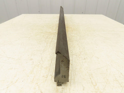 Press Brake Gooseneck Punch Die 38" Long 90° V 3/8" Finger 3-3/4" H