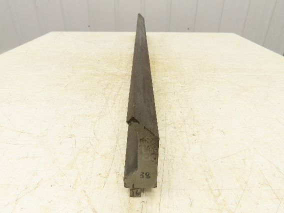 Press Brake Gooseneck Punch Die 38" Long 90° V 3/8" Finger 3-3/4" H