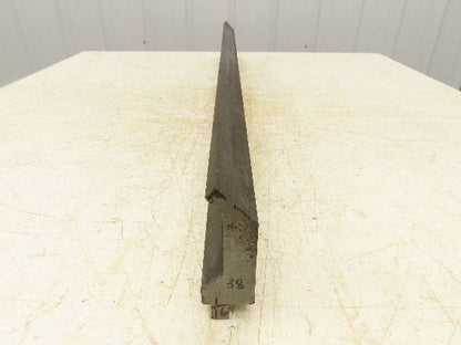 Press Brake Gooseneck Punch Die 38" Long 90° V 3/8" Finger 3-3/4" H