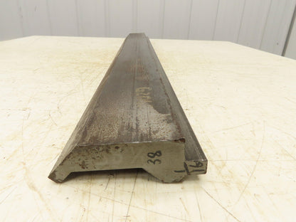 Press Brake Gooseneck Punch Die 38" Long 90° V 3/8" Finger 3-3/4" H
