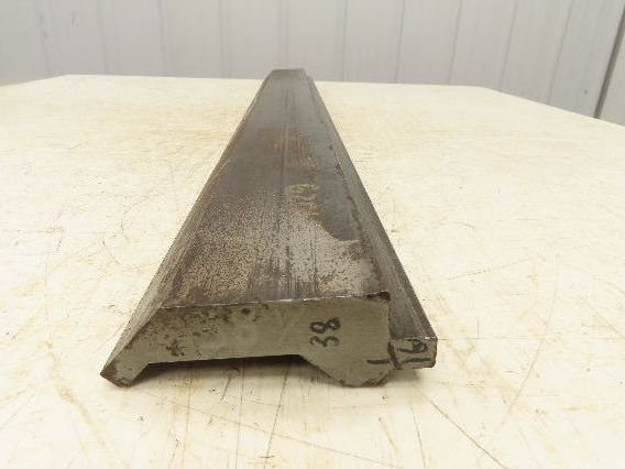 Press Brake Gooseneck Punch Die 38" Long 90° V 3/8" Finger 3-3/4" H