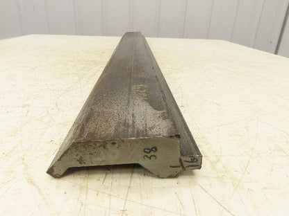 Press Brake Gooseneck Punch Die 38" Long 90° V 3/8" Finger 3-3/4" H