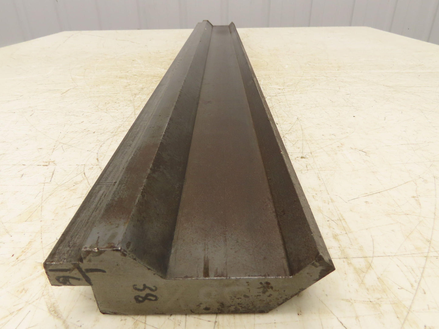 Press Brake Gooseneck Punch Die 38" Long 90° V 3/8" Finger 3-3/4" H