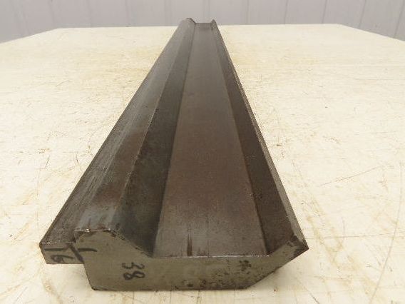 Press Brake Gooseneck Punch Die 38" Long 90° V 3/8" Finger 3-3/4" H