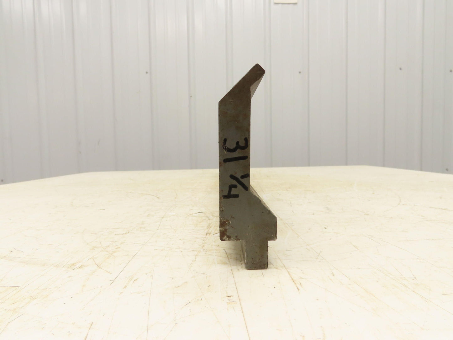 Press Brake Gooseneck Punch Die 31-1/4" Long 90° V 1/4" Finger 3-3/4" H