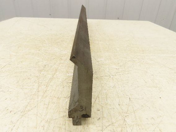 Press Brake Gooseneck Punch Die 31-1/4" Long 90° V 1/4" Finger 3-3/4" H