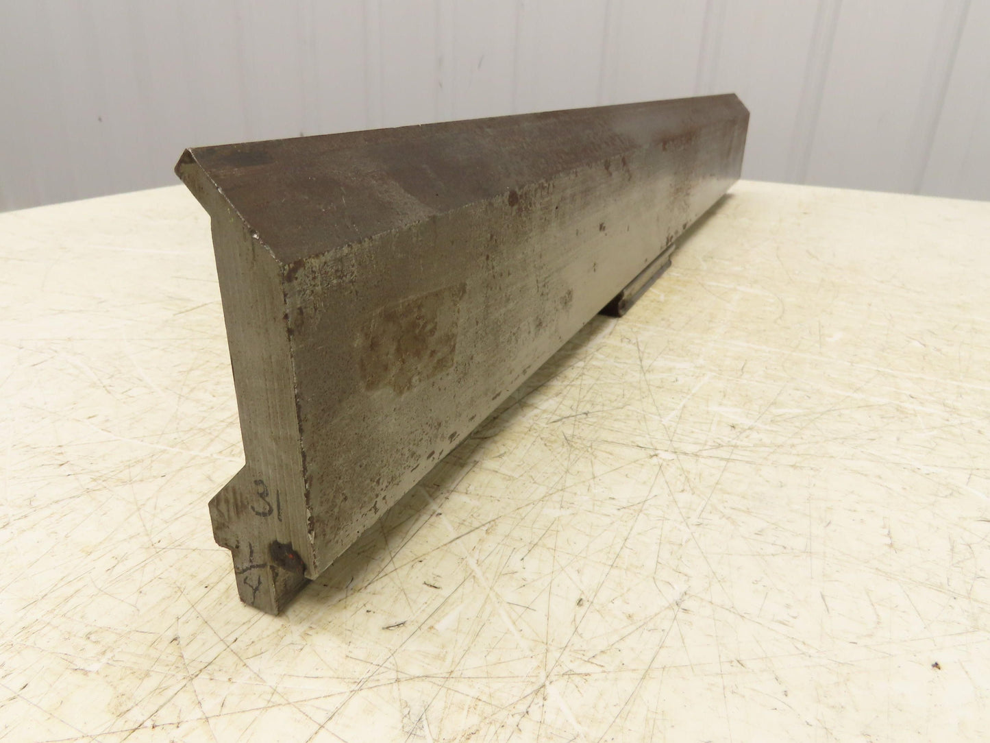 Press Brake Gooseneck Punch Die 31-1/4" Long 90° V 1/4" Finger 3-3/4" H