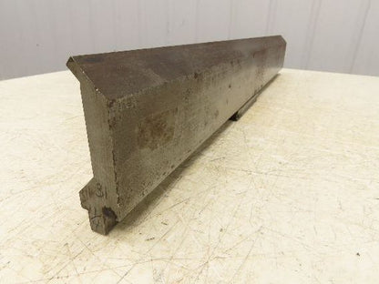 Press Brake Gooseneck Punch Die 31-1/4" Long 90° V 1/4" Finger 3-3/4" H