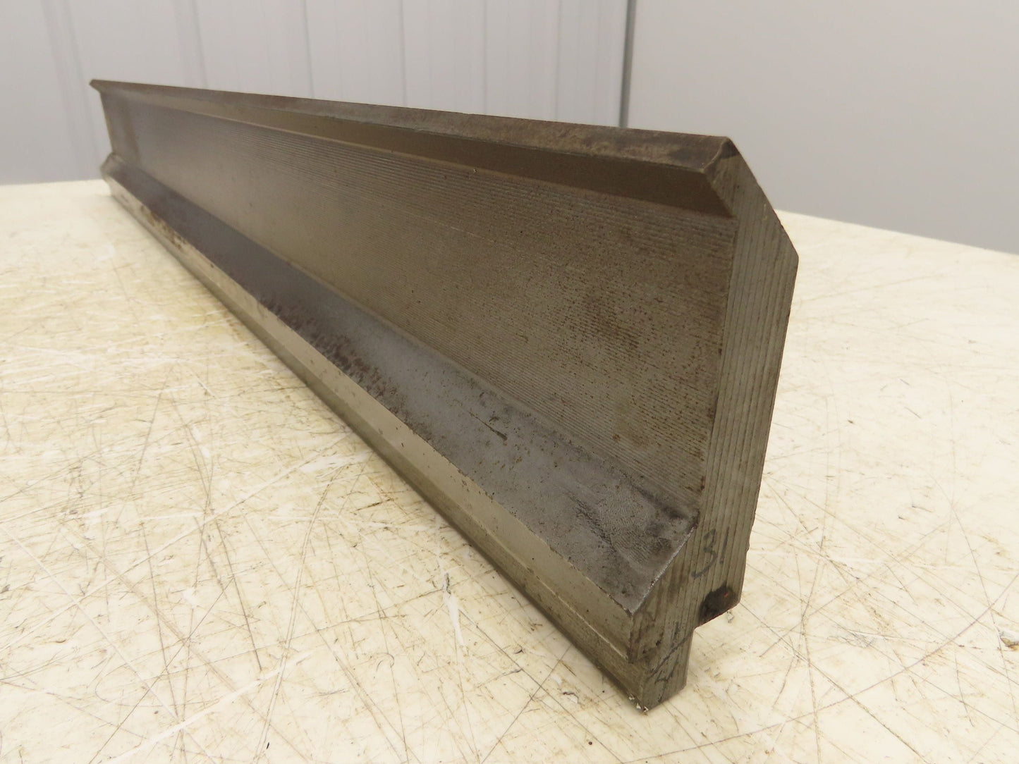 Press Brake Gooseneck Punch Die 31-1/4" Long 90° V 1/4" Finger 3-3/4" H