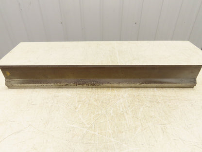 Press Brake Gooseneck Punch Die 31-1/4" Long 90° V 1/4" Finger 3-3/4" H