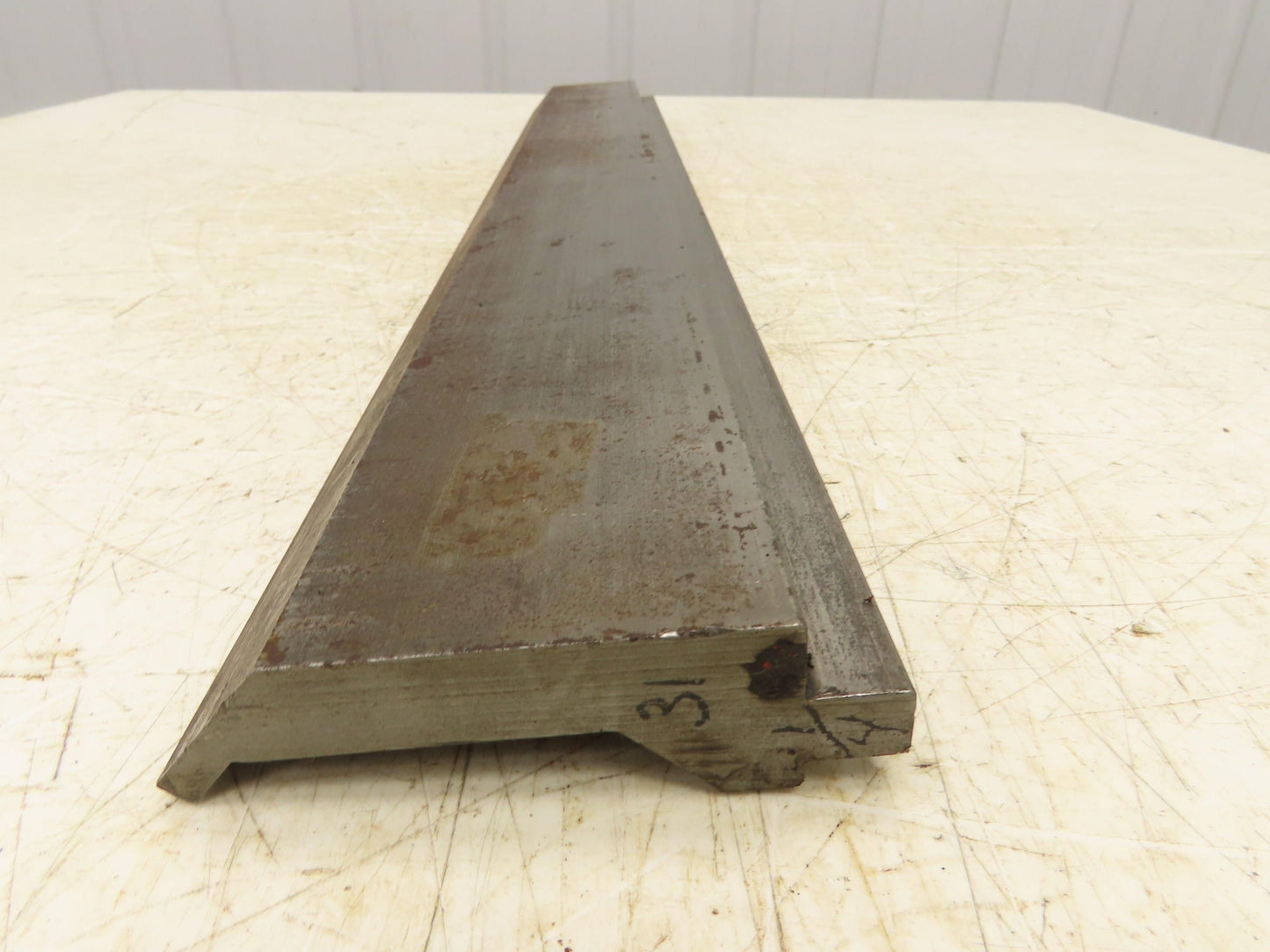 Press Brake Gooseneck Punch Die 31-1/4" Long 90° V 1/4" Finger 3-3/4" H