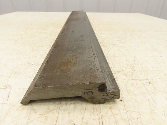 Press Brake Gooseneck Punch Die 31-1/4" Long 90° V 1/4" Finger 3-3/4" H